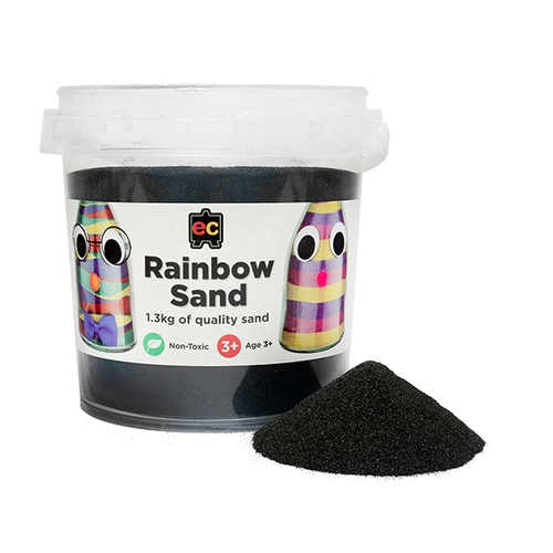 Rainbow Sand Black 1.3kg - Edvantage