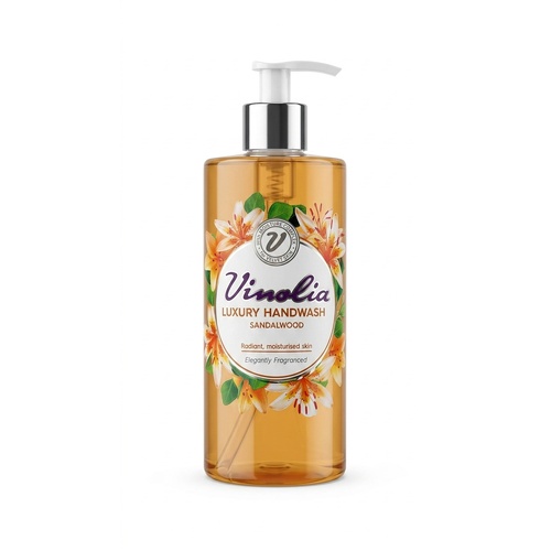 Vinolia Luxury Handwash Sandalwood Radiant Moisturised Skin 475mL